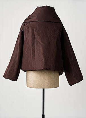 Doudoune manches longues sans capuche marron M PARIS femme