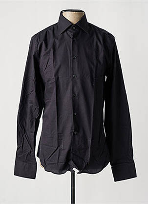 Chemise manches longues manches longues noir SEIDEN STICKER homme