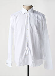 Chemise manches longues blanc SEIDEN STICKER pour homme seconde vue