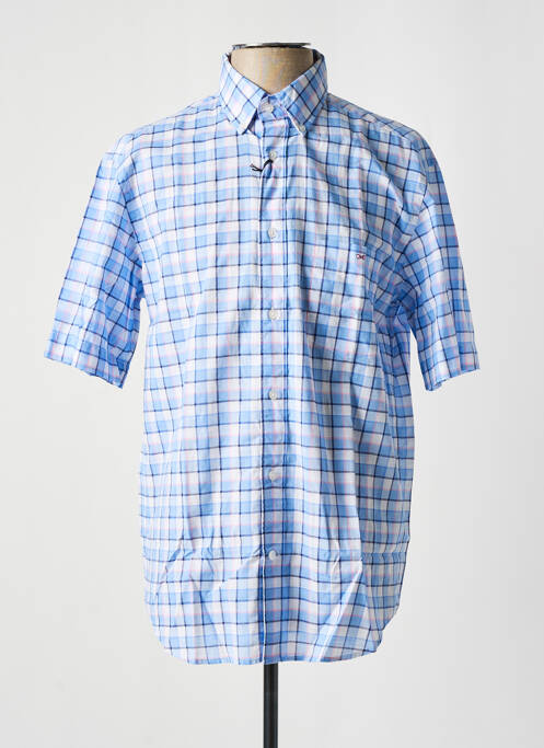 Chemise manches courtes bleu EDEN PARK pour homme