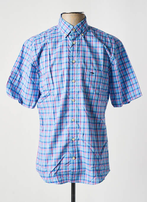 Chemise manches courtes bleu FYNCH-HATTON pour homme