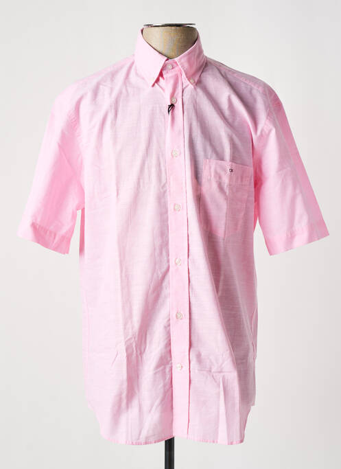 Chemise manches courtes rose EDEN PARK pour homme