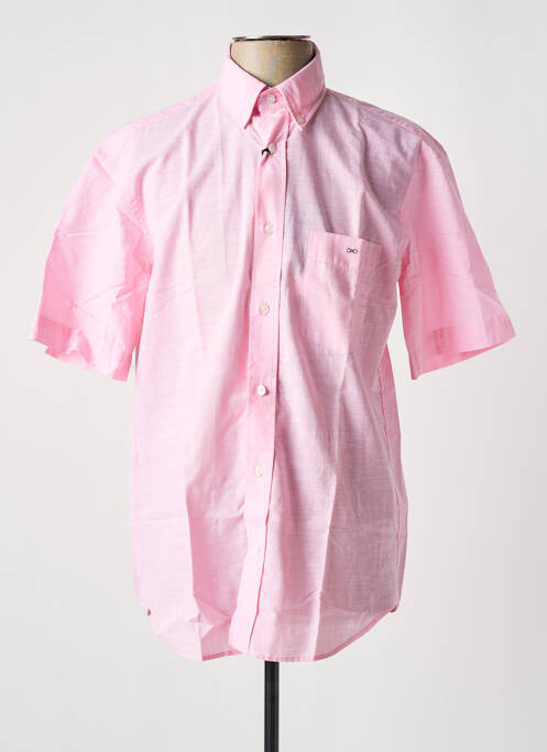 Chemise manches courtes rose EDEN PARK pour homme