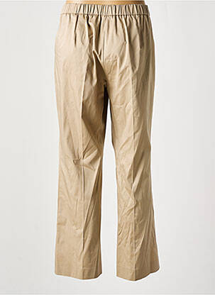 Pantalon droit stretch taille haute beige PERSONA BY MARINA RINALDI femme