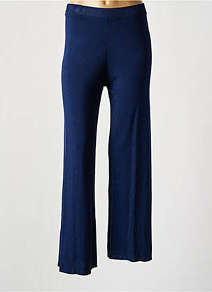 Jogging taille haute taille haute bleu JULIA PARIS femme