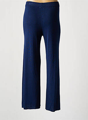 Jogging taille haute taille haute bleu JULIA PARIS femme