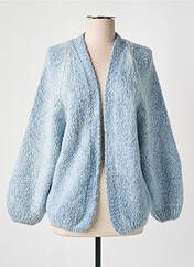 Gilet manches longues bleu MAMOUCHKA pour femme seconde vue