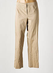 Pantalon droit beige PERSONA BY MARINA RINALDI pour femme seconde vue