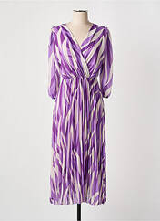 Robe longue violet SENES pour femme seconde vue