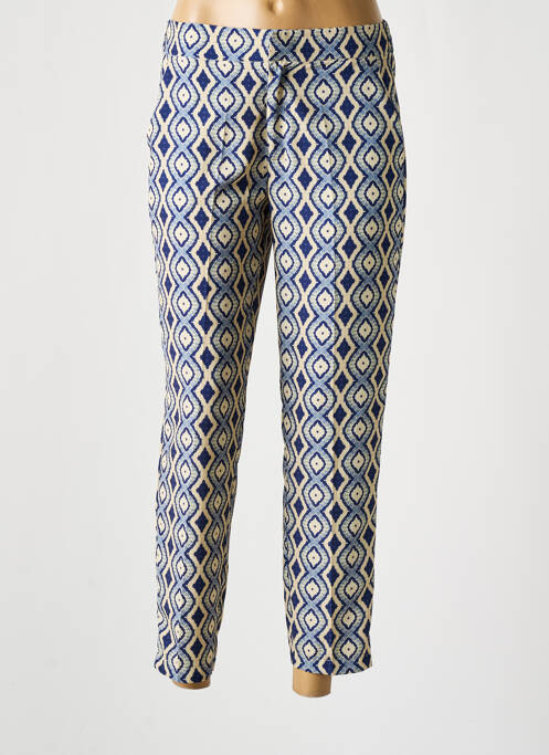 Pantalon droit bleu EMABLUES pour femme