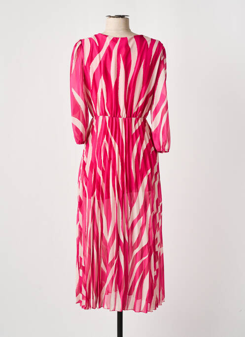 Robe longue rose SENES pour femme