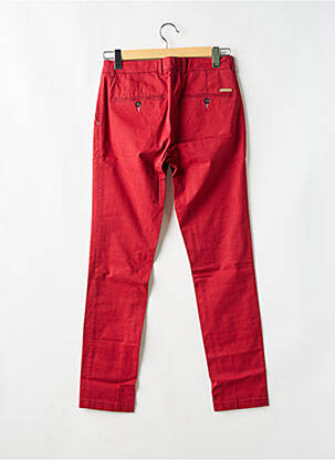 Pantalon chino stretch taille normale rouge FYNCH-HATTON homme