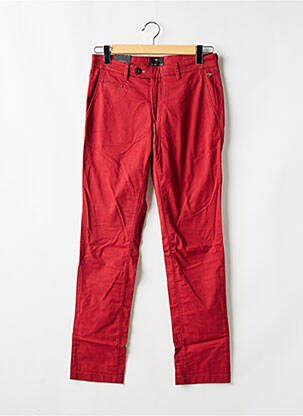 Pantalon chino stretch taille normale rouge FYNCH-HATTON homme