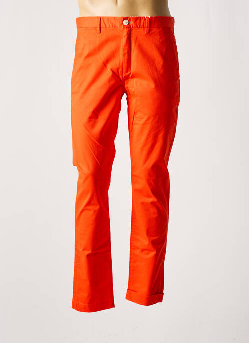 Pantalon chino orange VICOMTE ARTHUR pour homme