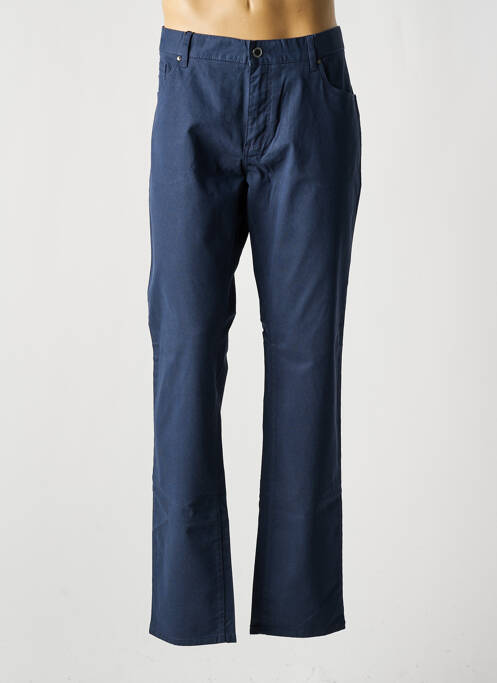 Pantalon droit bleu FYNCH-HATTON pour homme