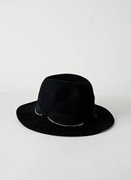 Chapeau bande anti-transpiration noir SERGIO RENATO femme