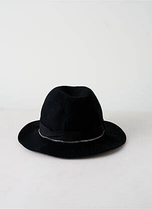 Chapeau bande anti-transpiration noir SERGIO RENATO femme