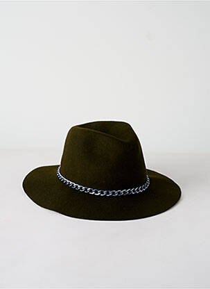 Chapeau vert SERGIO RENATO femme
