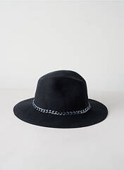 Chapeau noir SERGIO RENATO pour femme seconde vue