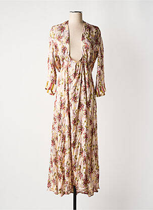 Robe longue beige DIXIE femme