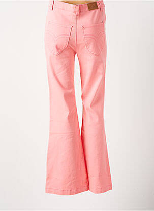 Jeans coupe droite rose WILD femme