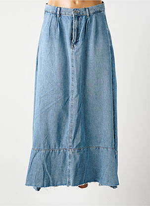 Jupe longue bleu DIXIE femme
