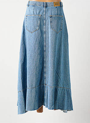 Jupe longue bleu DIXIE femme