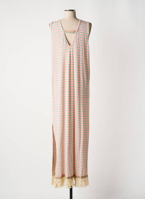 Robe longue beige DIXIE pour femme