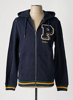 Veste casual resserrée sur le bas bleu PEPE JEANS homme