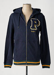 Veste casual resserrée sur le bas bleu PEPE JEANS homme