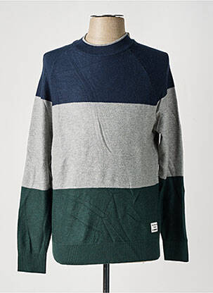 Pull stretch manches longues bleu PEPE JEANS homme
