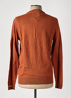 Pull stretch manches longues marron PEPE JEANS homme