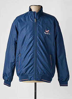 Blouson bleu PEPE JEANS pour homme