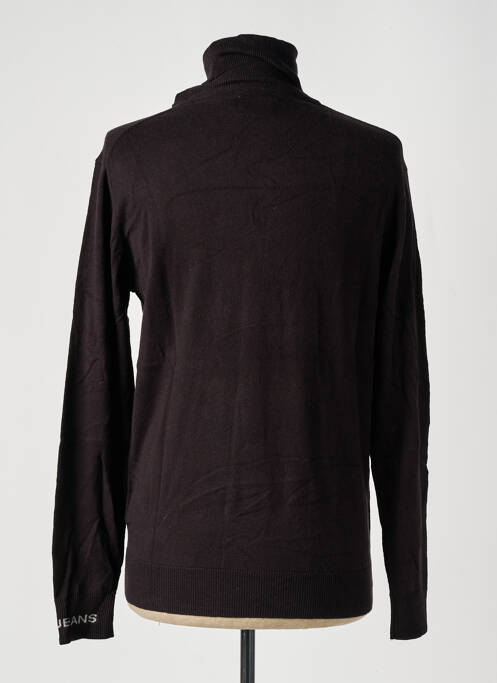 Pull col roulé stretch manches longues marron PEPE JEANS homme