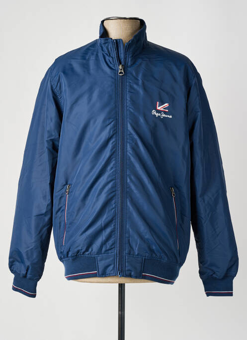 Blouson bleu PEPE JEANS pour homme