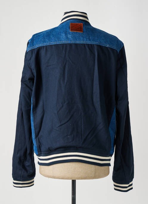 Blouson bleu PEPE JEANS pour homme