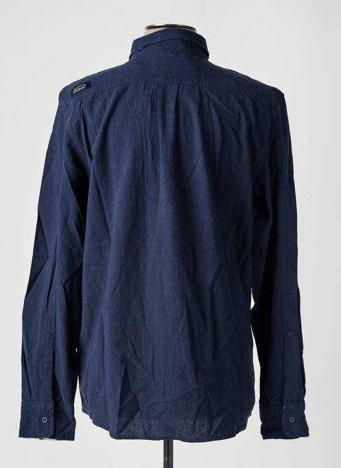 Chemise manches longues bleu OXBOW pour homme