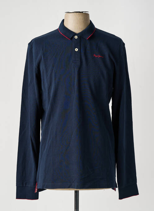 Polo bleu PEPE JEANS pour homme