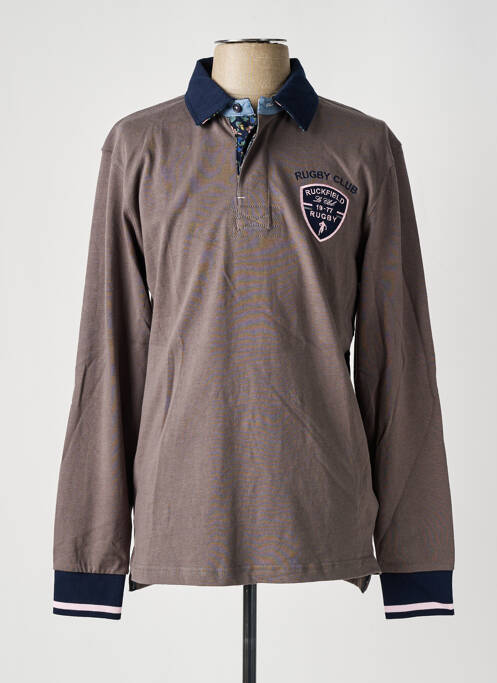 Polo gris RUCKFIELD pour homme