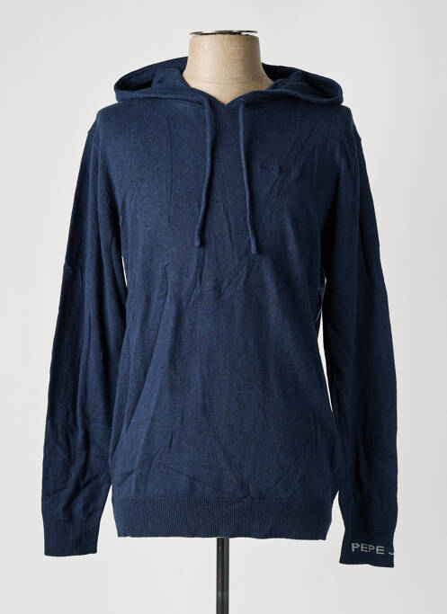 Sweat-shirt à capuche bleu PEPE JEANS pour homme