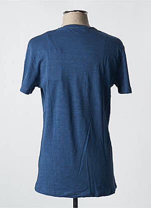 T-shirt coupe droite manches courtes bleu FREEMAN T.PORTER homme