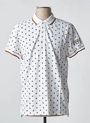 Polo blanc PEPE JEANS pour homme