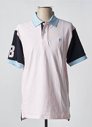 Polo rose RUCKFIELD pour homme