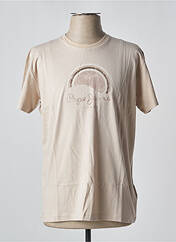 T-shirt beige PEPE JEANS pour homme seconde vue