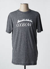 T-shirt gris OXBOW pour homme seconde vue