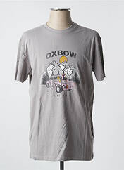 T-shirt gris OXBOW pour homme seconde vue