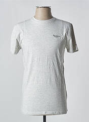 T-shirt gris PEPE JEANS pour homme seconde vue