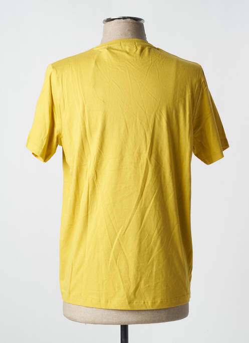 T-shirt coupe droite manches courtes jaune SERGE BLANCO homme
