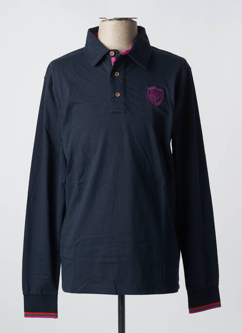 Polo bleu RUCKFIELD pour homme