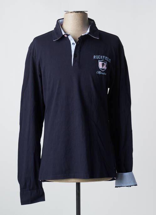 Polo bleu RUCKFIELD pour homme